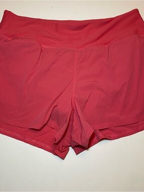 Women’s Athletic Shorts by RBX In Coral Pink size L